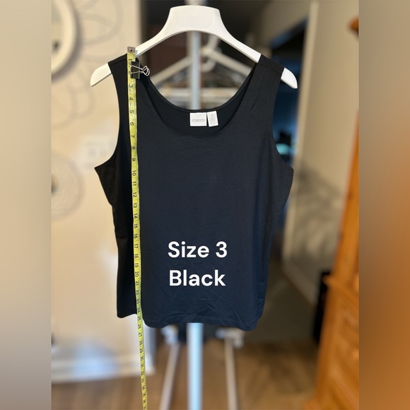 Chicos black microfiber tank (Chico’s size 3) XL - Picture 1 of 1